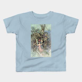 "They Get Away Down Under Ground" - Warwick Goble Kids T-Shirt